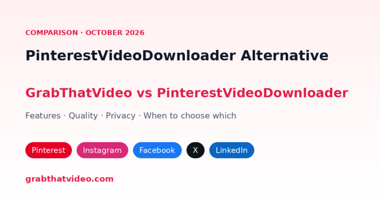 pinterestvideodownloader alternative
